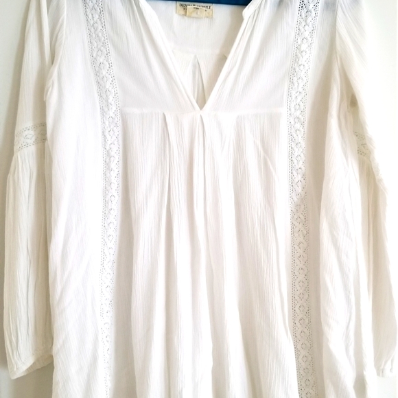 Ralph Lauren Denim Supply white boho shirt - Picture 1 of 5